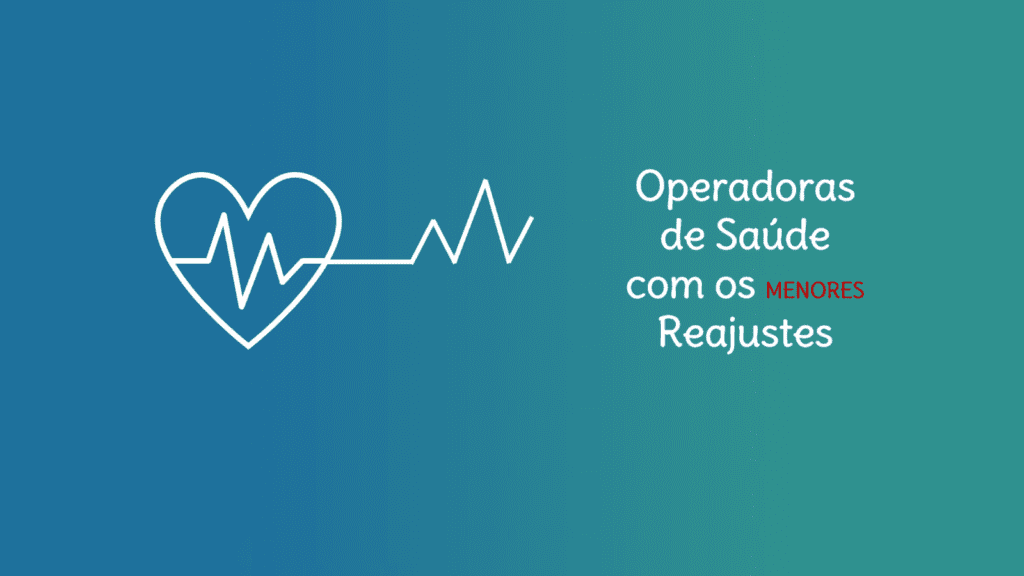 Quais são as Operadoras de Saúde com os menores Reajustes anuais de planos Coletivos?