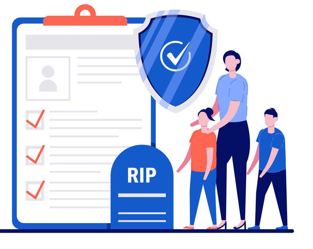 ilustração dos diferenciais do funeral online 